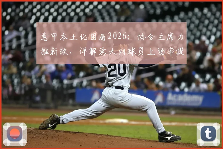 意甲本土化困局2026:协会主席力推新政,详解意大利球员上场率提升关键措施